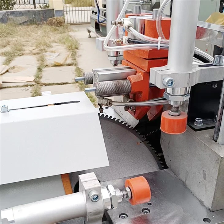 V Mullion Cutting Saw for Plastic Profile10